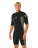 Dawn Patrol 2/2mm Back Zip Spring Wetsuit in Deep Cactus