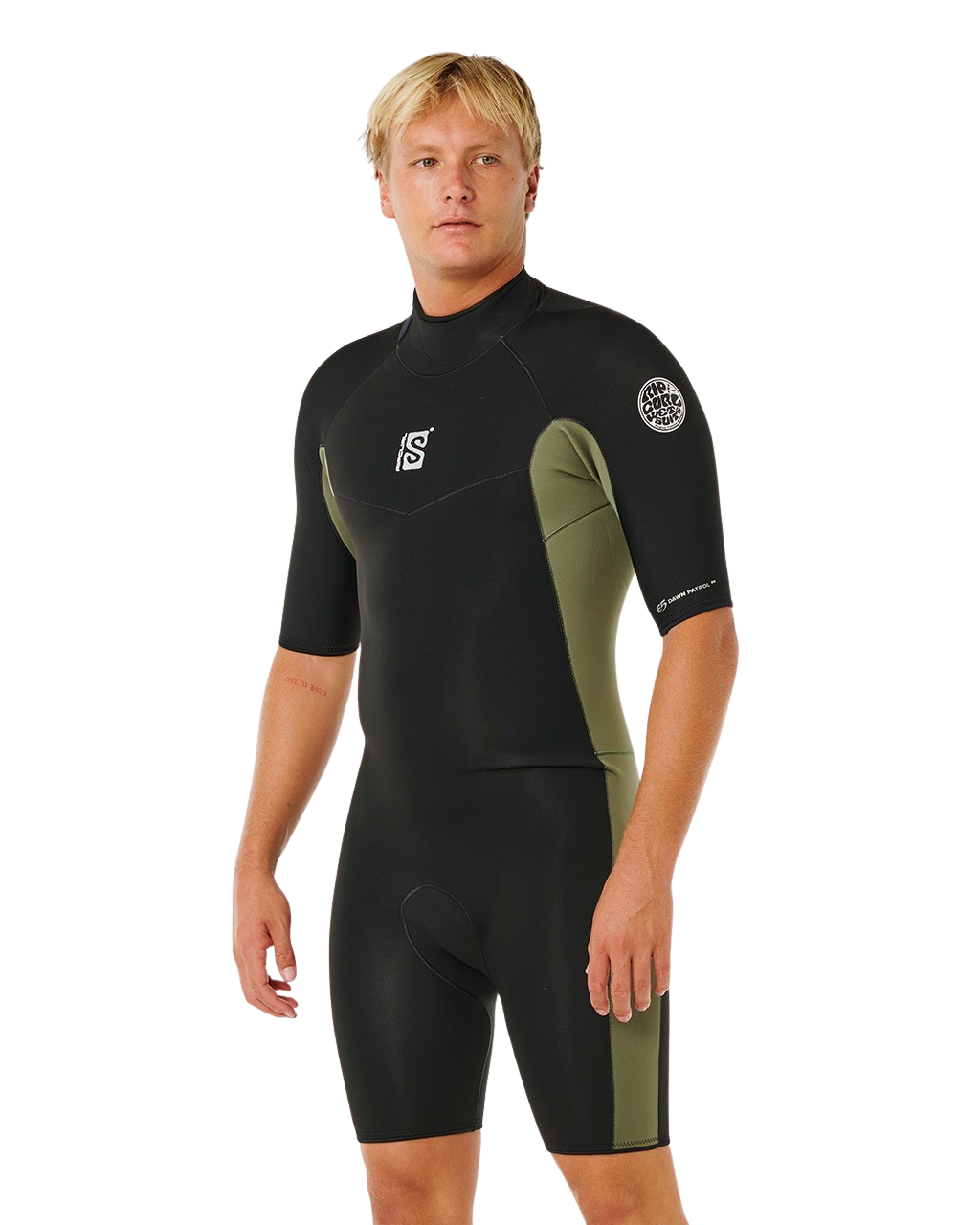 Dawn Patrol 2/2mm Back Zip Spring Wetsuit in Deep Cactus