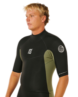 Dawn Patrol 2/2mm Back Zip Spring Wetsuit in Deep Cactus