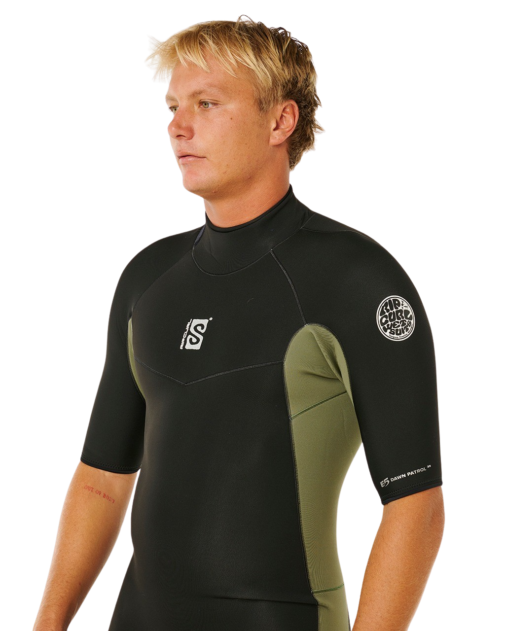 Dawn Patrol 2/2mm Back Zip Spring Wetsuit in Deep Cactus