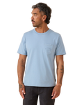 Industrial Pocket T-Shirt in Meadow Blue