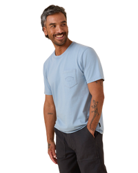 Industrial Pocket T-Shirt in Meadow Blue