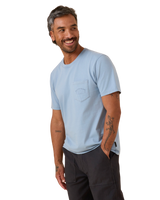 Industrial Pocket T-Shirt in Meadow Blue