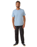Industrial Pocket T-Shirt in Meadow Blue