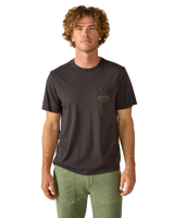Industrial Pocket T-Shirt in Washed Black