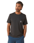 FYOK Pocket T-Shirt in Charcoal