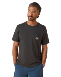 FYOK Pocket T-Shirt in Charcoal
