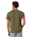 OK Flag Pocket T-Shirt in Olive Night