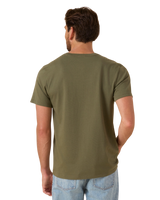 OK Flag Pocket T-Shirt in Olive Night