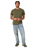 OK Flag Pocket T-Shirt in Olive Night