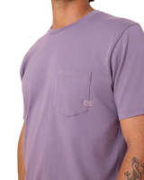 OK Flag Pocket T-Shirt in Purple Aster