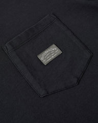 Industrial Label Pocket T-Shirt in Washed Black