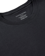 Industrial Label Pocket T-Shirt in Washed Black