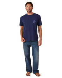 Ty Williams Salt Water Pocket T-Shirt in Marine
