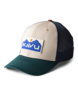 The Kavu Mens Low Tide Trucker Cap in Treeline Mix