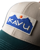 The Kavu Mens Low Tide Trucker Cap in Treeline Mix