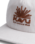 Captain Cord Cap in Natural