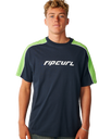 The Rip Curl Mens Archive Up Top Panel T-Shirt in Dark Navy