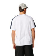 The Rip Curl Mens Archive Up Top Panel T-Shirt in White