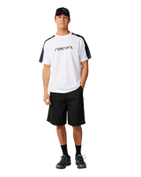 The Rip Curl Mens Archive Up Top Panel T-Shirt in White