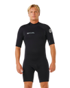Trad 2mm Back Zip Shorty Wetsuit in Black