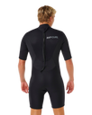 Trad 2mm Back Zip Shorty Wetsuit in Black