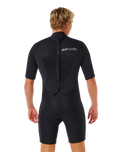 Trad 2mm Back Zip Shorty Wetsuit in Black