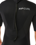 Trad 2mm Back Zip Shorty Wetsuit in Black