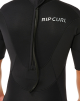 Trad 2mm Back Zip Shorty Wetsuit in Black