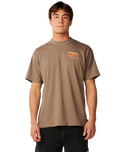 Search Series Journey Man Loose T-Shirt in Walnut