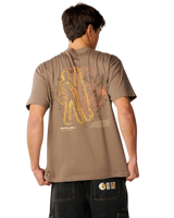 Search Series Journey Man Loose T-Shirt in Walnut