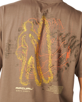 Search Series Journey Man Loose T-Shirt in Walnut