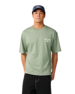 The Rip Curl Mens Heritage Icon T-Shirt in Sage