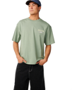The Rip Curl Mens Heritage Icon T-Shirt in Sage
