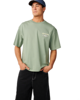 The Rip Curl Mens Heritage Icon T-Shirt in Sage