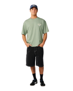 The Rip Curl Mens Heritage Icon T-Shirt in Sage