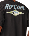 The Rip Curl Mens Heritage Icon T-Shirt in Washed Black
