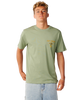 Fade Out Icon Relaxed T-Shirt in Sage