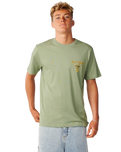Fade Out Icon Relaxed T-Shirt in Sage