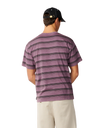 The Rip Curl Mens Disorder Stripe T-Shirt in Dusty Purple