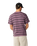 The Rip Curl Mens Disorder Stripe T-Shirt in Dusty Purple