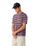 The Rip Curl Mens Disorder Stripe T-Shirt in Dusty Purple