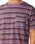 The Rip Curl Mens Disorder Stripe T-Shirt in Dusty Purple