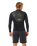 Omega 1.5mm Long Sleeve Rash Vest in Black