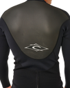 Omega 1.5mm Long Sleeve Rash Vest in Black