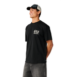 The Rip Curl Mens Archive Ripped T-Shirt in Black