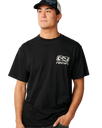 The Rip Curl Mens Archive Ripped T-Shirt in Black