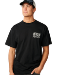 The Rip Curl Mens Archive Ripped T-Shirt in Black