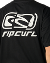 The Rip Curl Mens Archive Ripped T-Shirt in Black