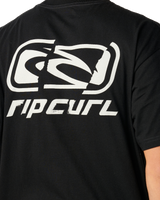 The Rip Curl Mens Archive Ripped T-Shirt in Black